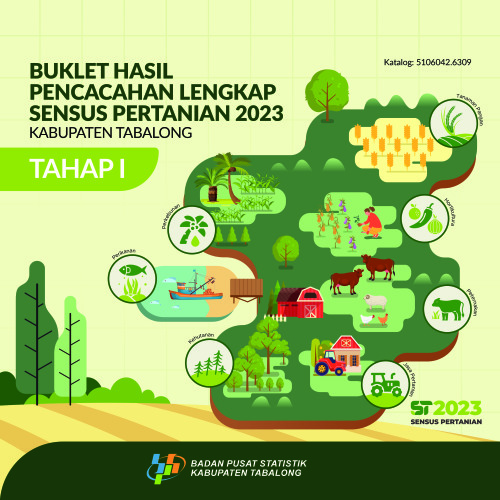 Buklet Hasil Pencacahan Lengkap Sensus Pertanian 2023 - Tahap I Kabupaten Tabalong